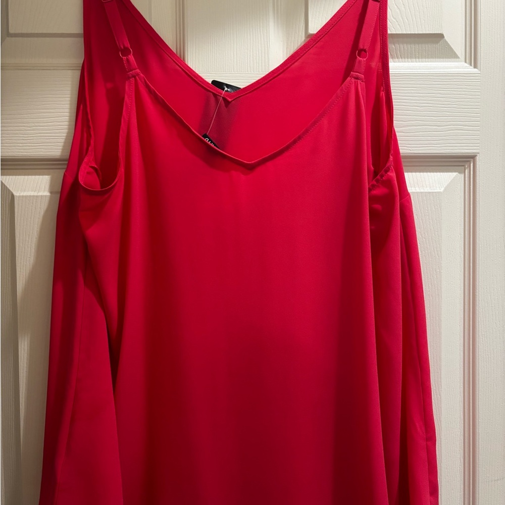 Torrid racerback swing tank georgette